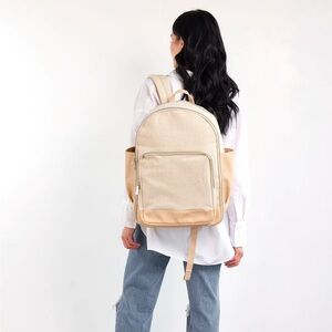 BEIS The Travel Backpack in Beige